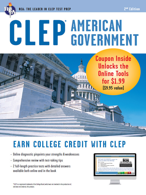 Title details for CLEP American Government w/ Online Practice Exams by Preston Jones - Available